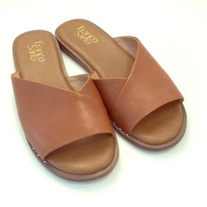 Franco sarto leather slides